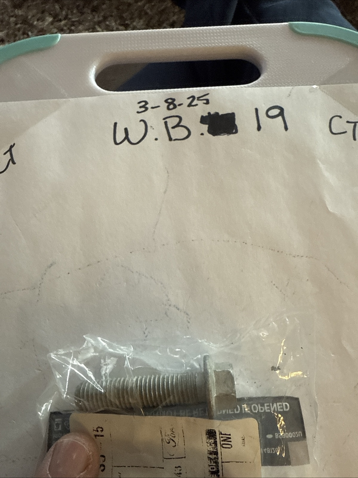 (1) Genuine Ford Transmission Mount Bracket Bolt N605804-S439 Sold Individually - Image 3