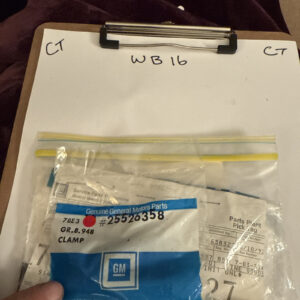 (1) NOS 1964-81 Chevy Pontiac Olds Vette Z28 GTO 442 Hose Clamp GM 3786275