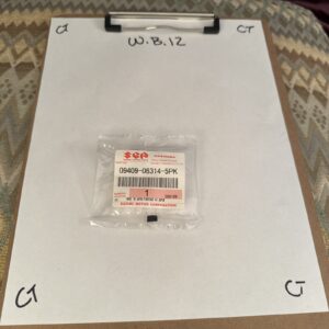 (1) T5 Genuine Suzuki Marine 09409-06314 Clip OEM New Factory Boat Parts