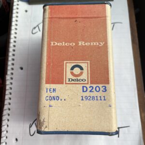 (1) Vintage NOS Genuine GM / Delco Remy D203 1928111 (1) Ignition Condensor Only