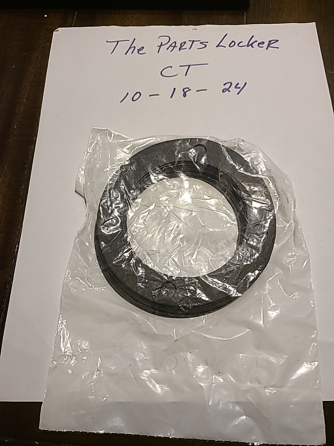 10 NEW OEM PCS FORD NAVISTAR (BLUE DIAMOND) "GASKET" HUB CAP, 4C4Z-1153-BA - Image 3