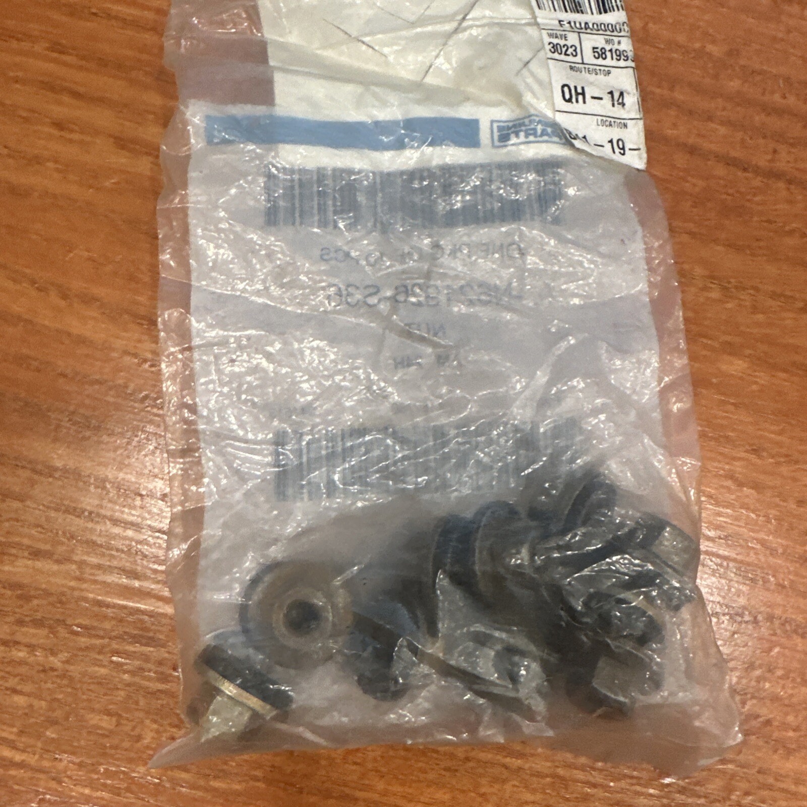 10 PCS FORD 1980/04 E150/E350SD "NUT, M6X1.0, W/RUBBER WASHER" GLASS N621926-S36 - Image 3