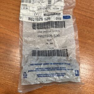 10 PCS FORD 1980/04 E150/E350SD "NUT, M6X1.0, W/RUBBER WASHER" GLASS N621926-S36