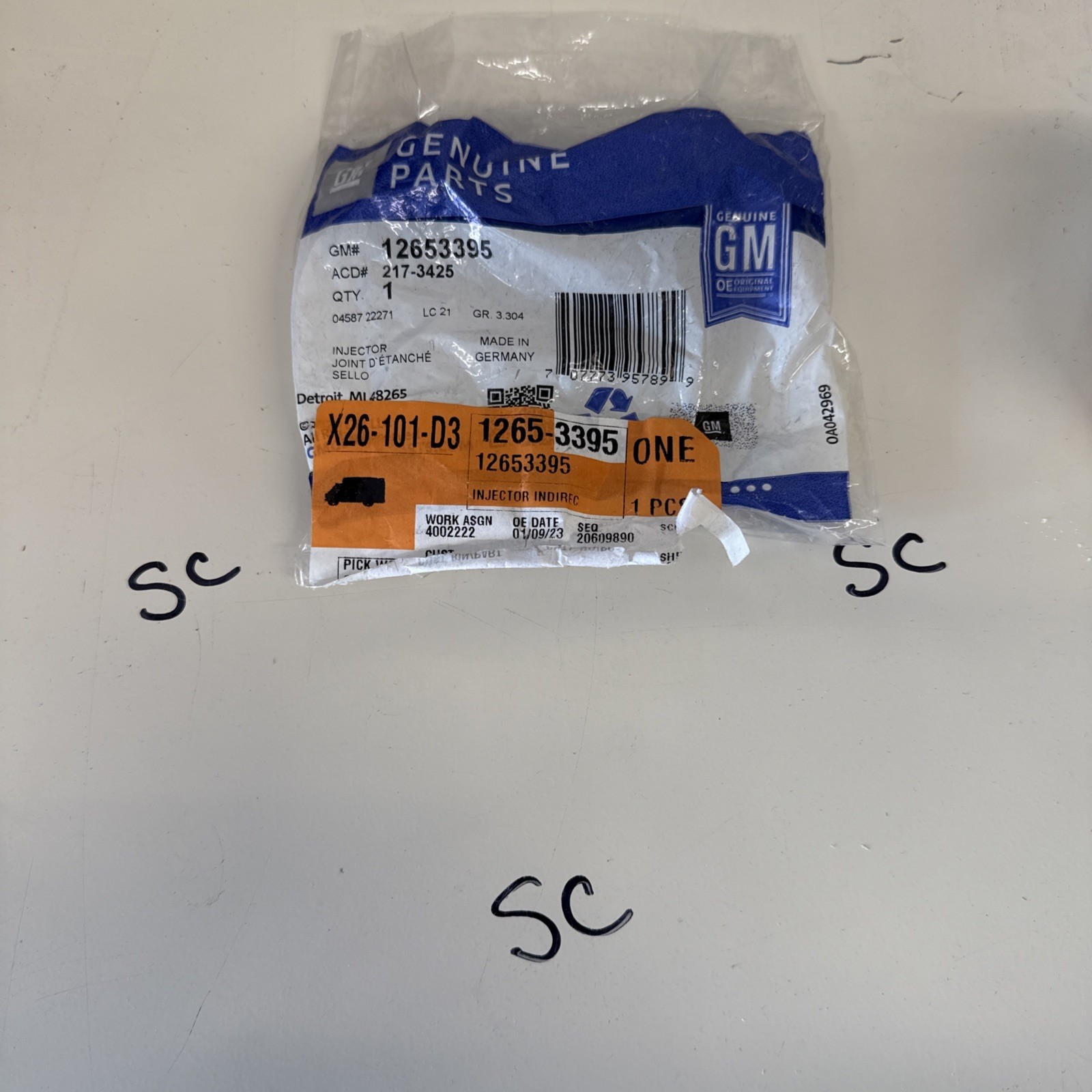 12653395 Gm Injectors Oring Kit