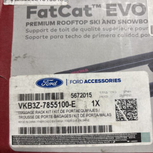 13-24 Ford Accessory Yakima Ski Snowboard Locking Rack VKB3Z-7855100-E