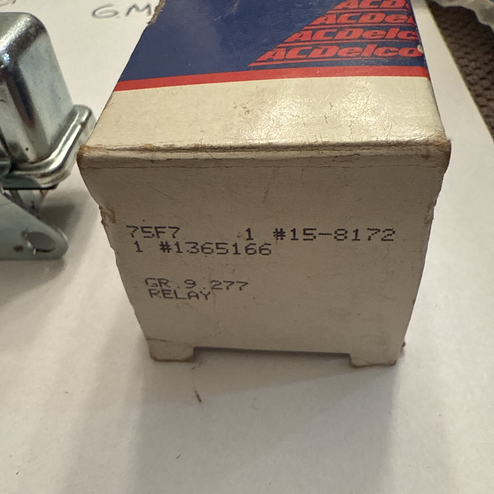 1365166 NOS GM AC Blower Relay 1962 - 1968 All Chevrolet Cars 1969 Impala w/auto - Image 3