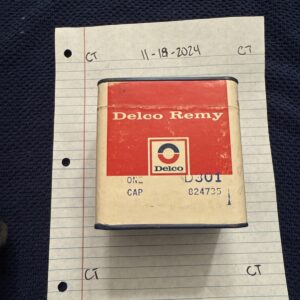 1938-1952 CHEVY PONTIAC OLDSMOBILE 6 CYL DISTRIBUTOR CAP NOS DELCO 1024