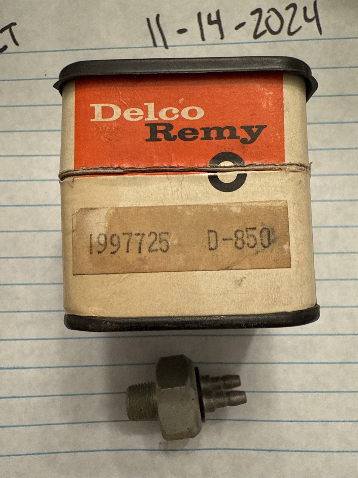 1941 Chevrolet Stop Light Switch Nos Delco 1997725 - Image 4