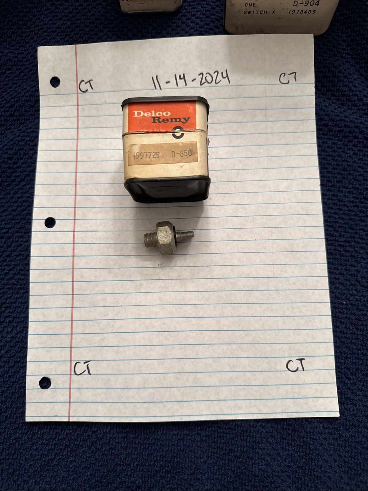 1941 Chevrolet Stop Light Switch Nos Delco 1997725