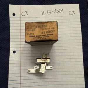 1963 Chevrolet Impala, BelAir & Biscayne Deluxe Heater Switch - NOS - 3819637