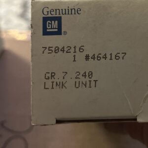 1967-1981 Chevelle Front Sway Bar End Link Kit GM# 464167 NOS