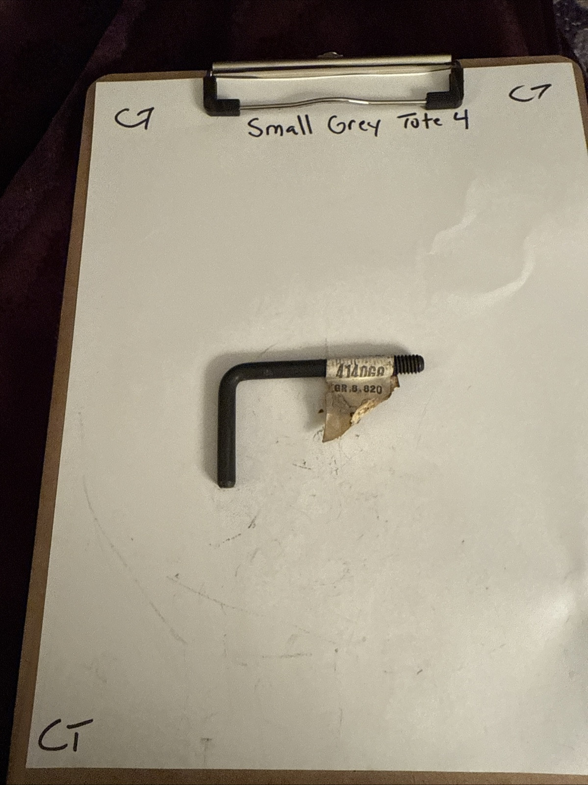 1973 Chevelle Bumper Jack Hold Down Bolt 414068