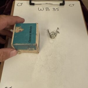 1976-1987 Chevrolet Chevette Pontiac T1000 NOS hood lock spring 3465763