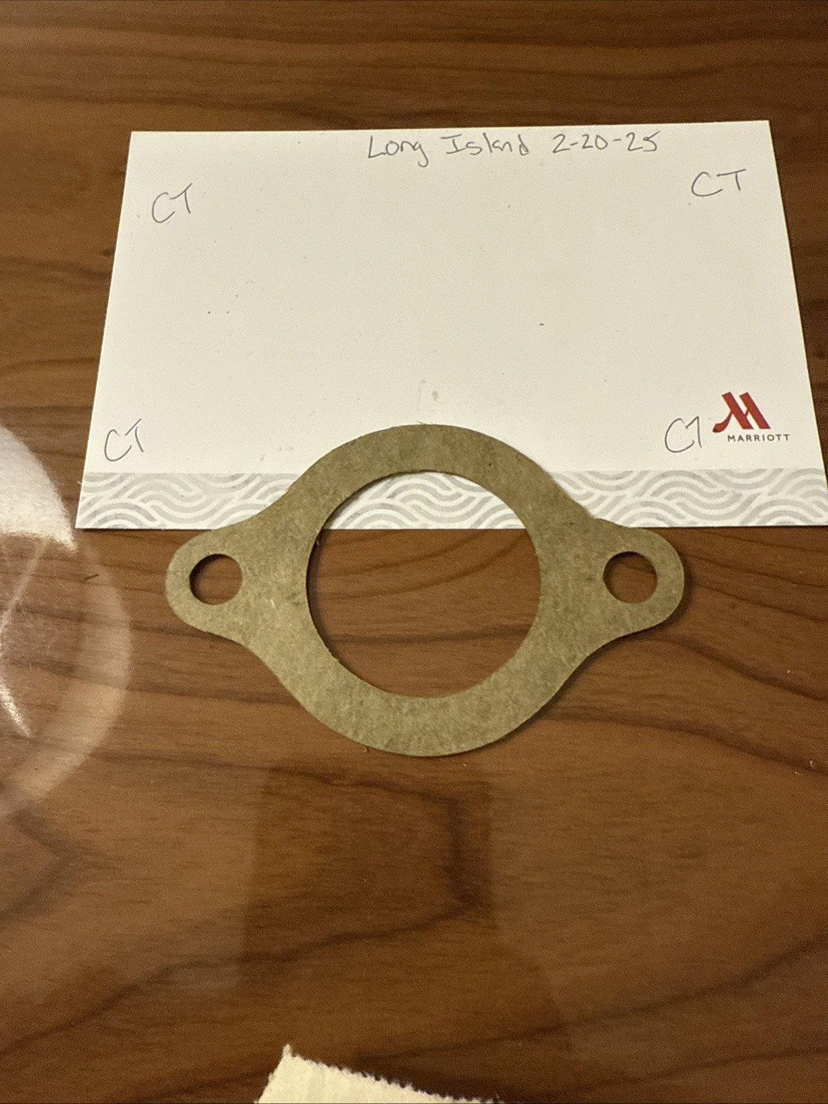 (1)NOS FORD HARDWARE GASKET PART NUMBER C8PZ-8255-Z
