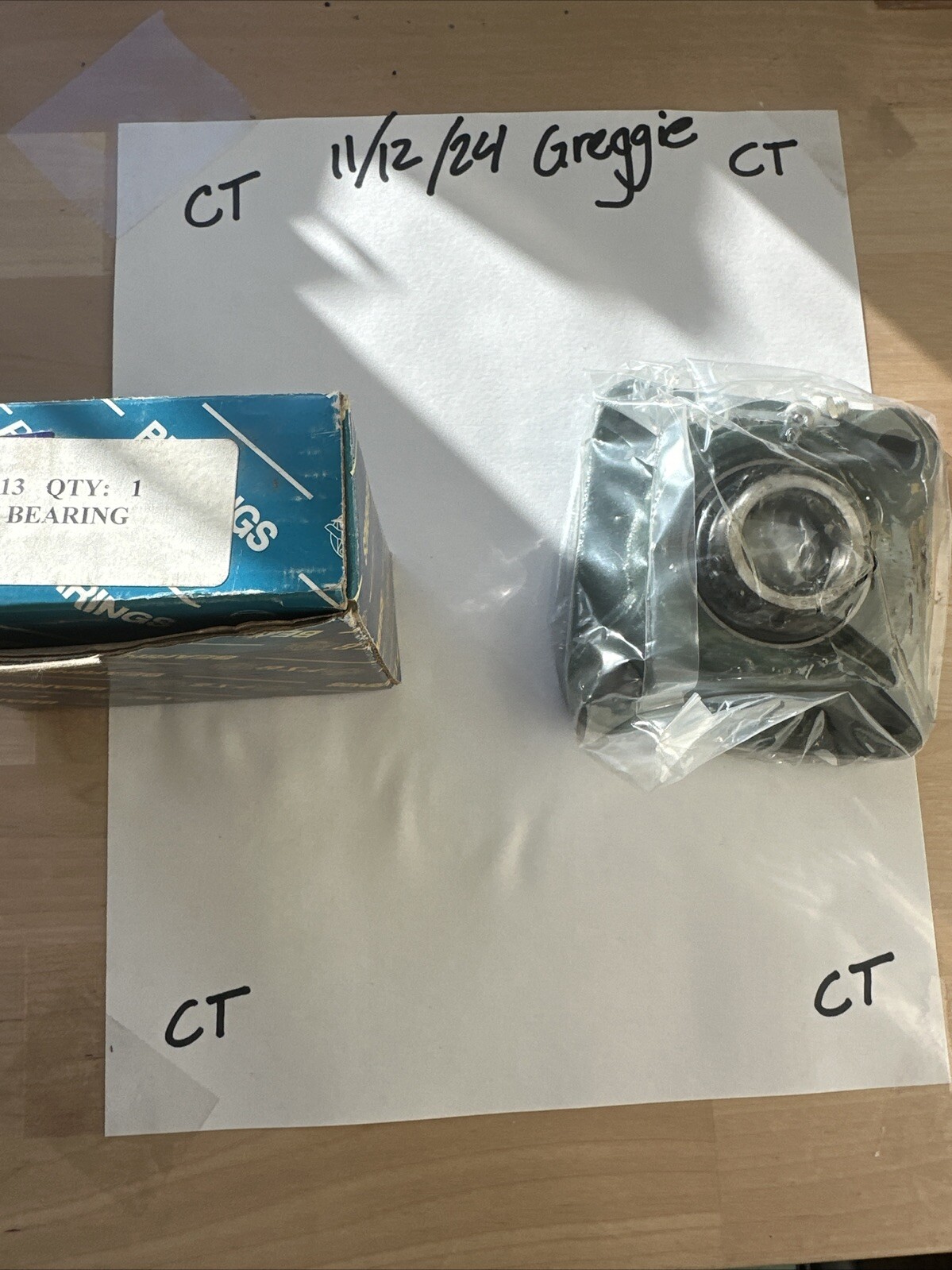 1TS17-E13. 17 High Quality 1-1/16" Eccentric 4-Bolt Flange Bearing.