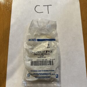 (2) NOS FORD D6TZ-2B164-C CLIP NEW GENUINE FORD