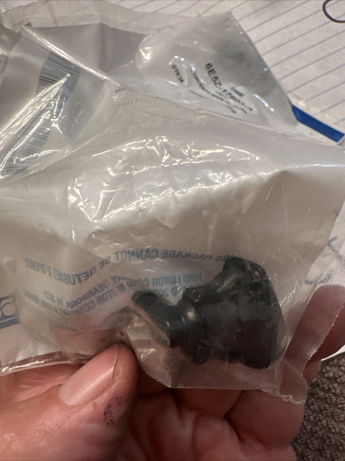 2006-2007 Ford Fusion LH Driver Side Windshield Washer Nozzle Spray Jet OEM - Image 3