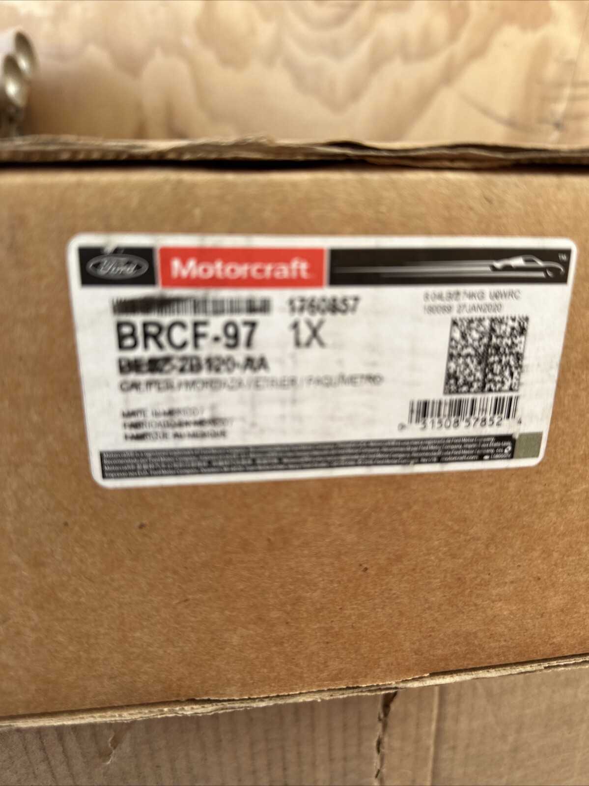 2011-19 Ford Fiesta Front RH Disc Brake Caliper Motorcraft BRCF-97 BE8Z-2B120-AA