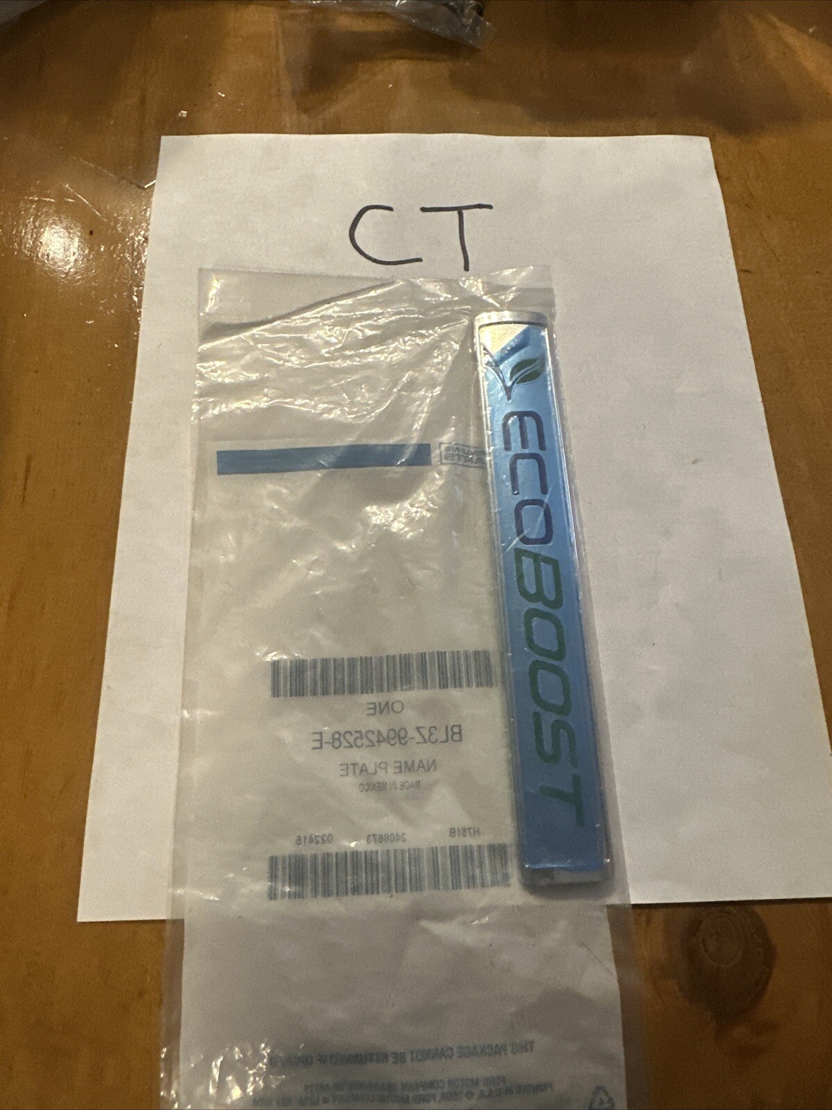 2011 2012 Ford F-150 F150 Rear Chrome Ecoboost Emblem OEM NEW BL3Z-9942528-E - Image 3