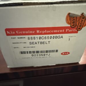 2016-2020 KIA SORENTO FRONT  DRIVER SIDE SEAT BELT SEATBELT BLACK OEM NEW