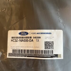 2017-2022 Ford Super Duty black rear molded Mudflaps Splash Guards kit new OEM