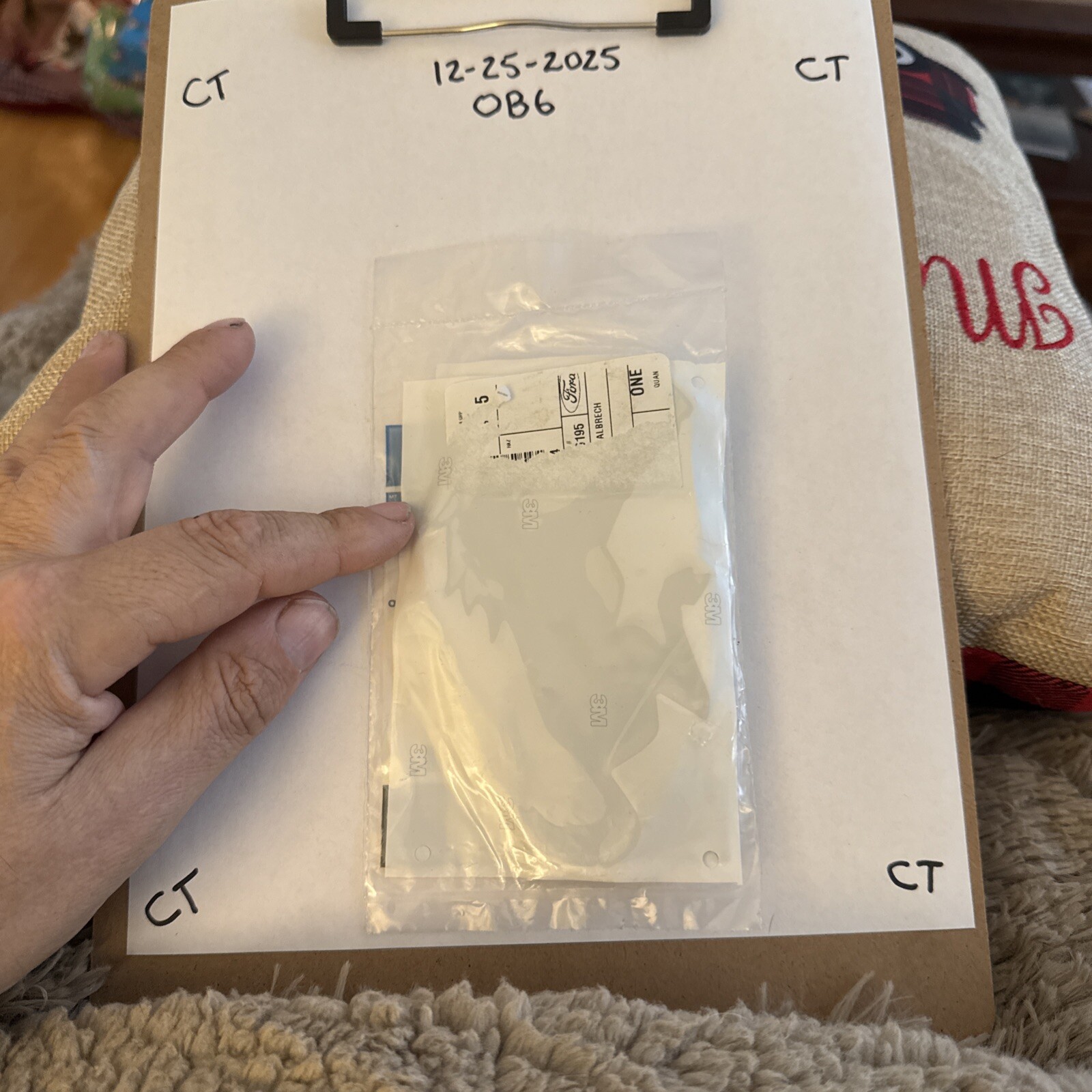 2021-2024 Ford Bronco OEM M2DZ-9942528-A Tailgate Emblem Silver Bucking Bronco - Image 3