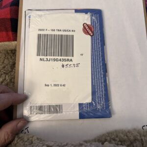 2022 FORD F-150 PRO TRAILER BACKUP ASSIST QUICK START GUIDE WITH STICKERS New