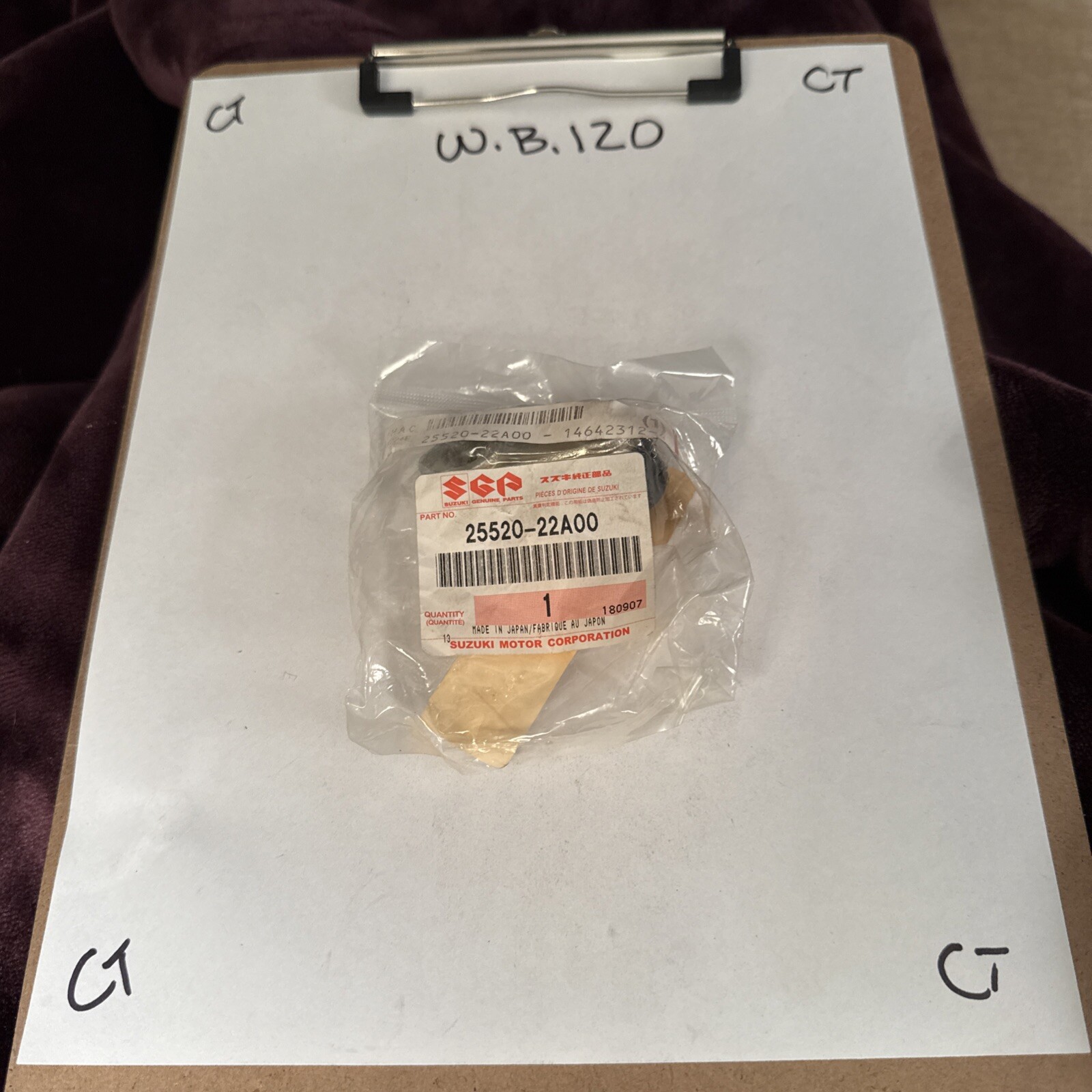 25520-22A00 GENUINE SUZUKI GEAR SHIFT LINKAGE LT230S LS650 S40 BANDIT GZ250 C90