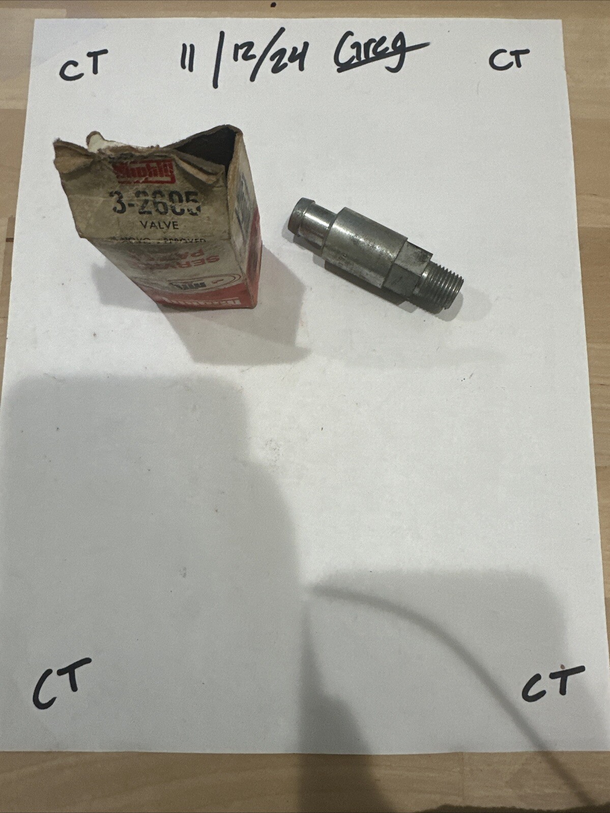 3-2605 Mighty Service Parts PCV Valve