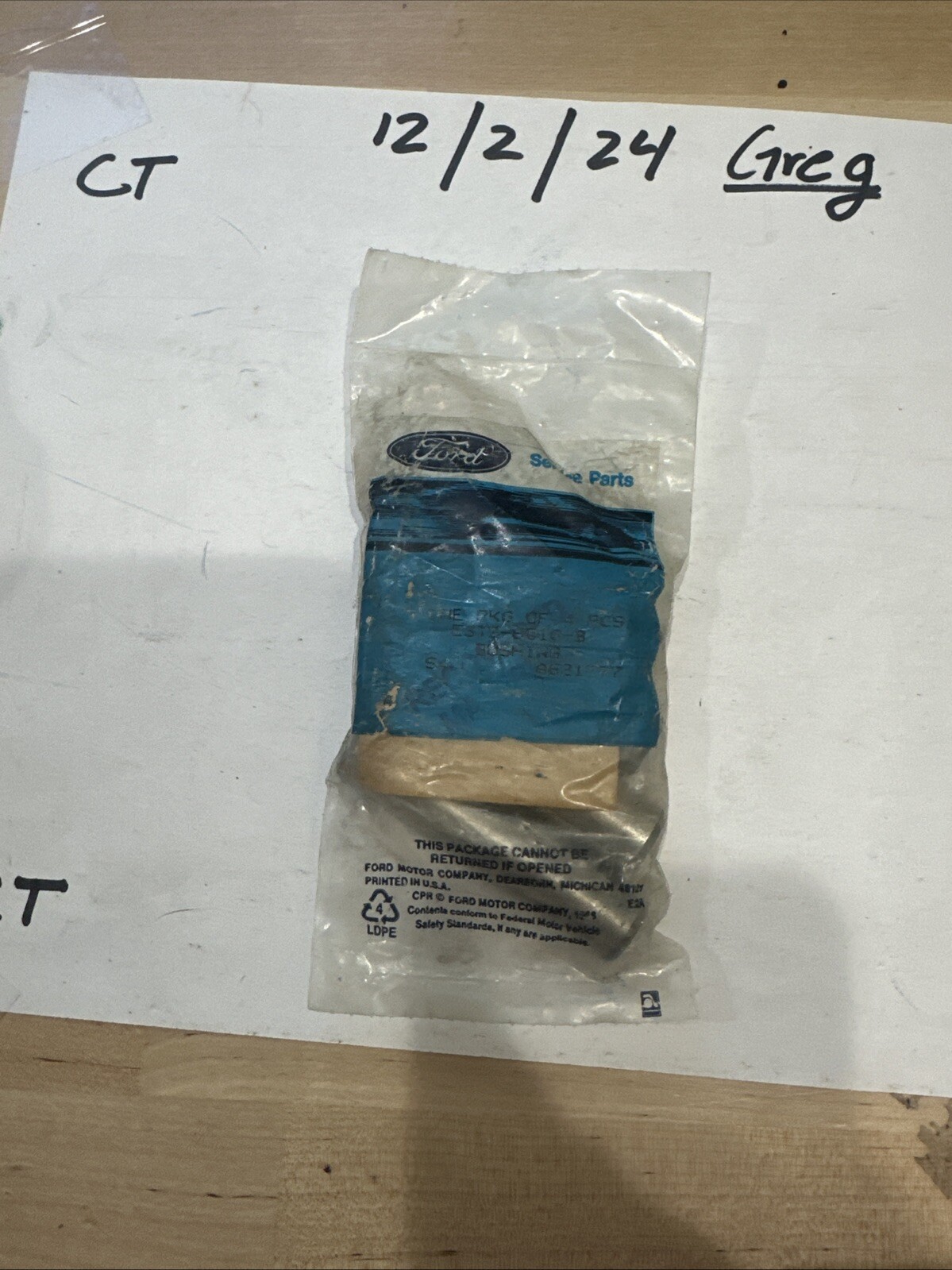 (4) NEW - OEM Ford E3TZ-6510-B Engine Valve Guides 1983-94 6.9L 7.3L IDI Diesel