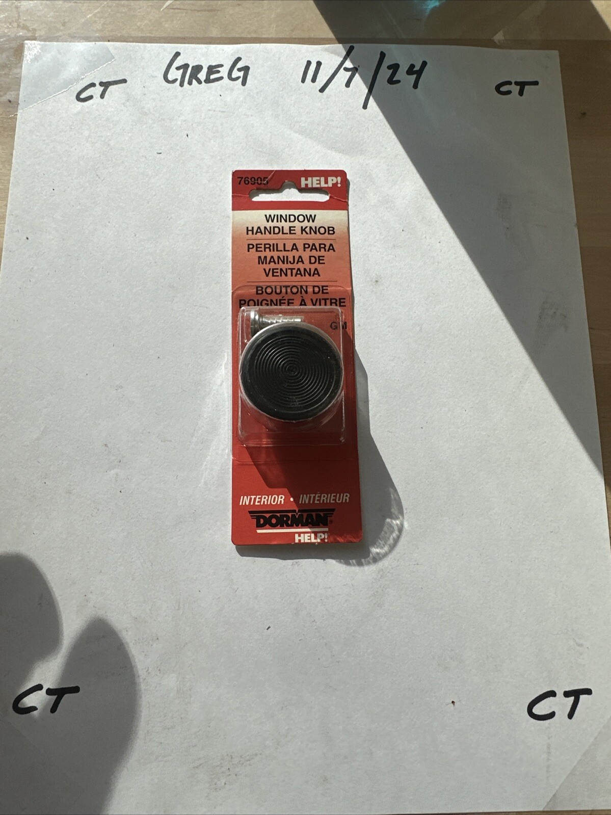 76905 Dorman Window Crank Knob Driver & Passenger Side for Yukon SaVana XL 1500