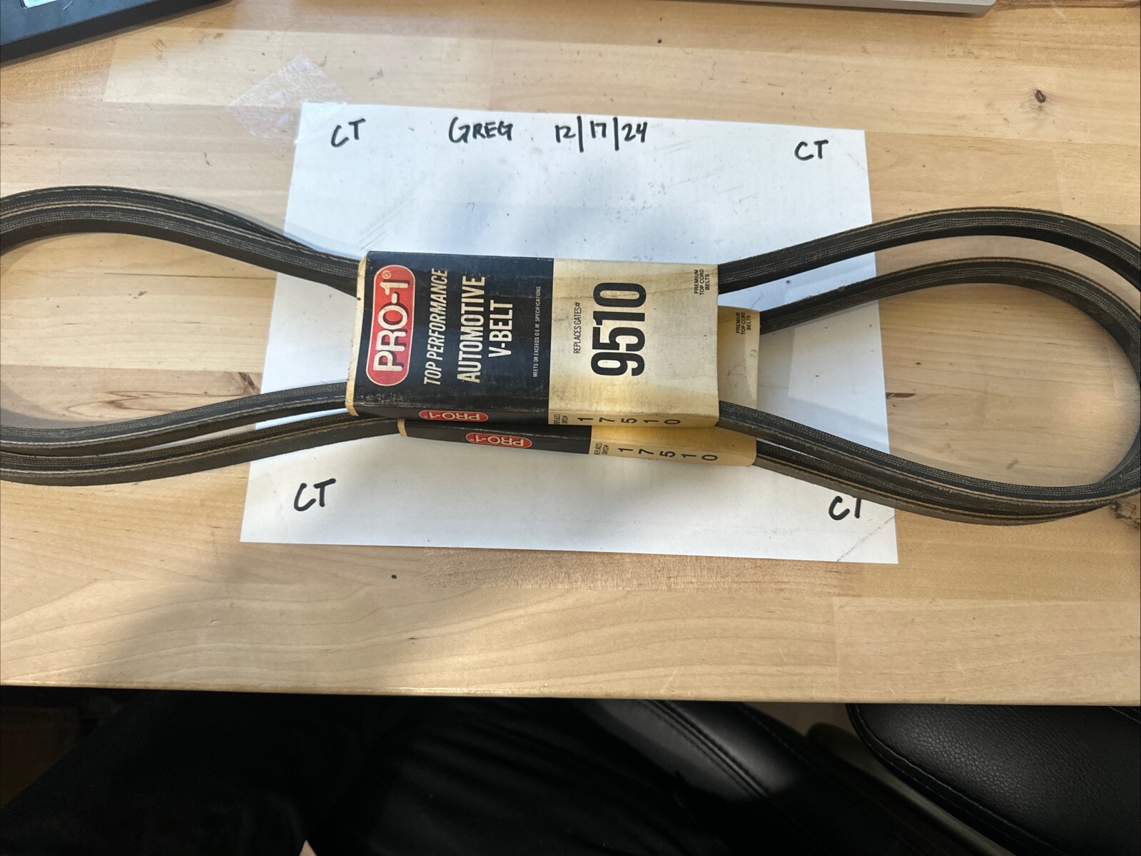 9510 PRO-1 Top Performance Automotive V-Belt