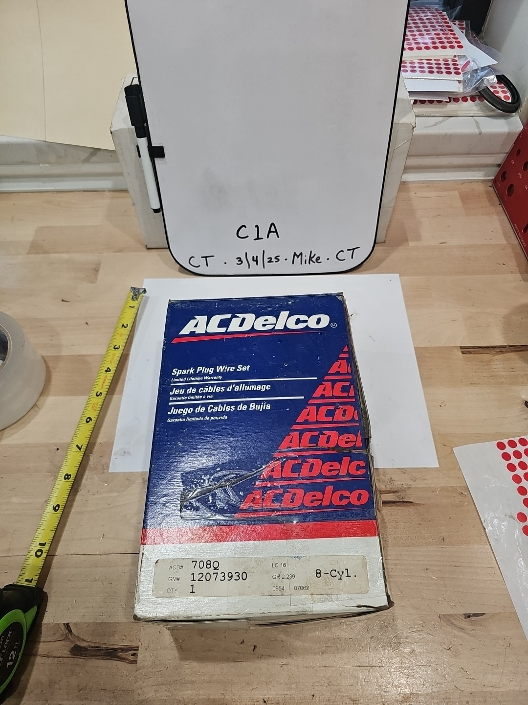 AC Delco 708Q Spark Plug Wire Set 8-cyl 12073930 - Image 3