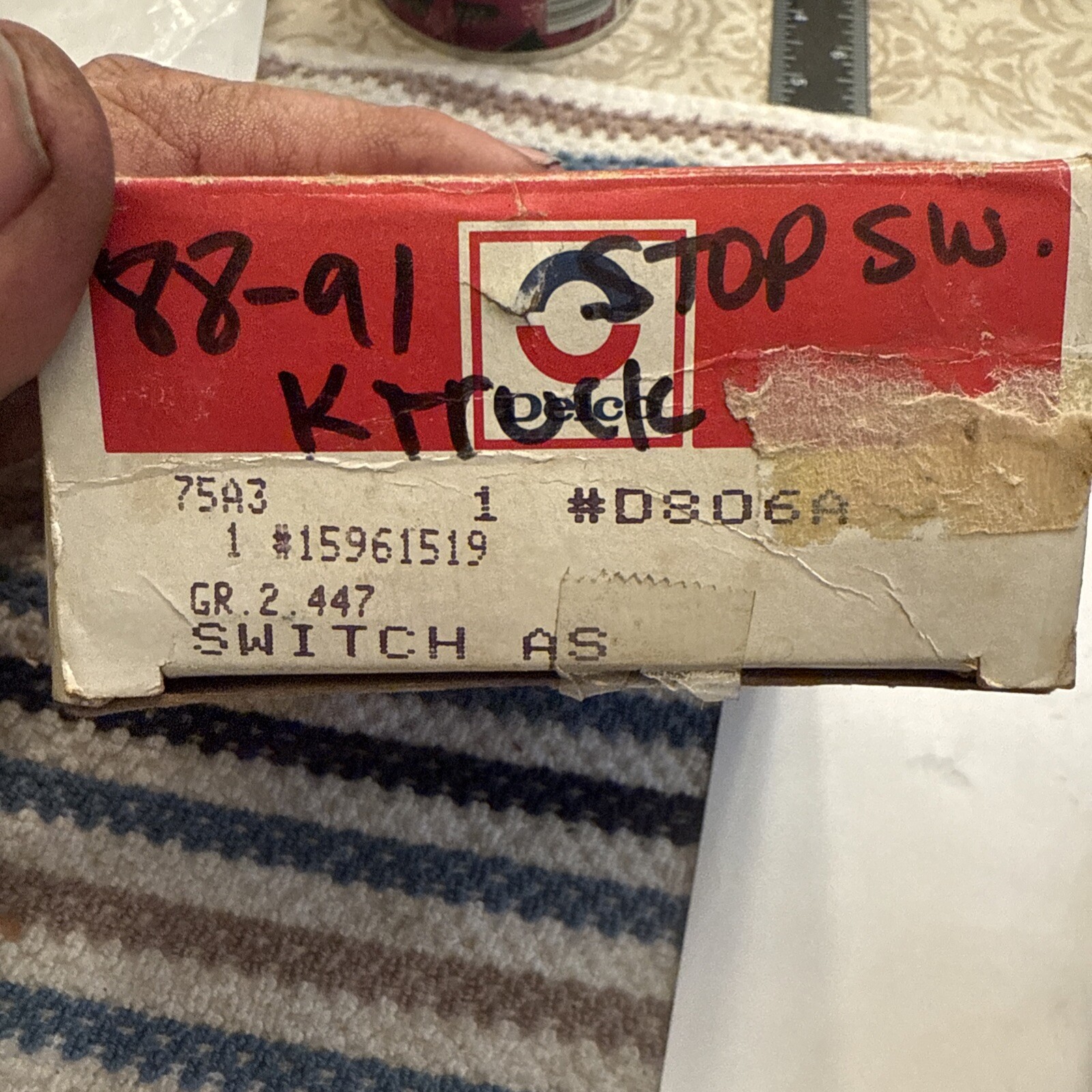 AC/Delco Brake Light Switch #D806A (#15961519) - Image 3