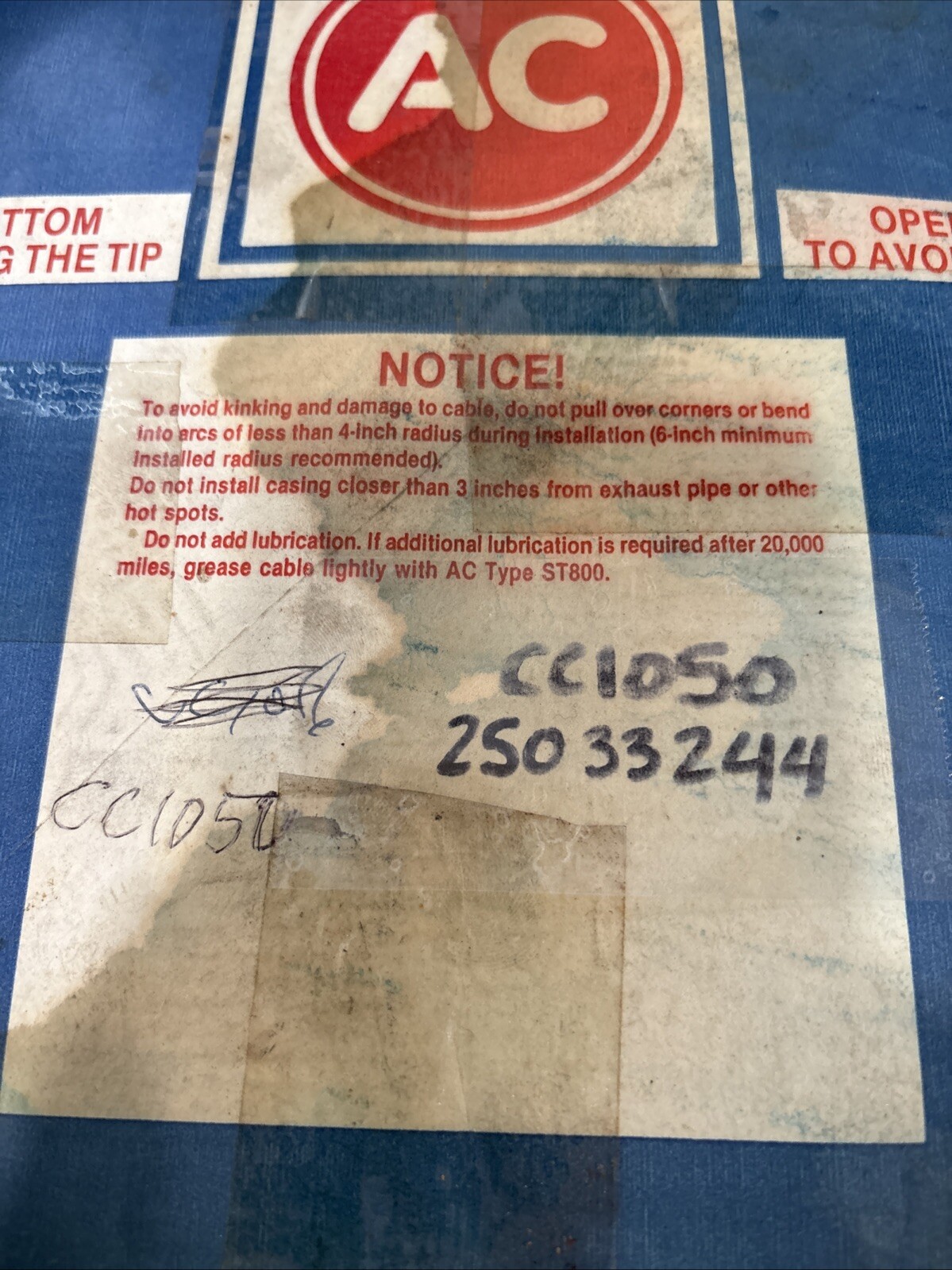 ACDelco CC1050 Speedometer Cable 25033244 - Image 3