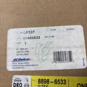 ACDelco GM CF127 / 88986533 Cabin Air Filter 03-09 Cadillac Chevy Hummer NOS OEM