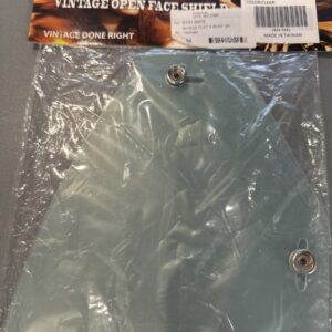 AFX Helmets Vintage 5-Snap Shield 0131-0072 Clear