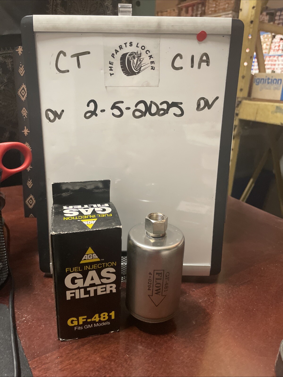 AGS Fuel Injection Gas Filter GF481- NOS