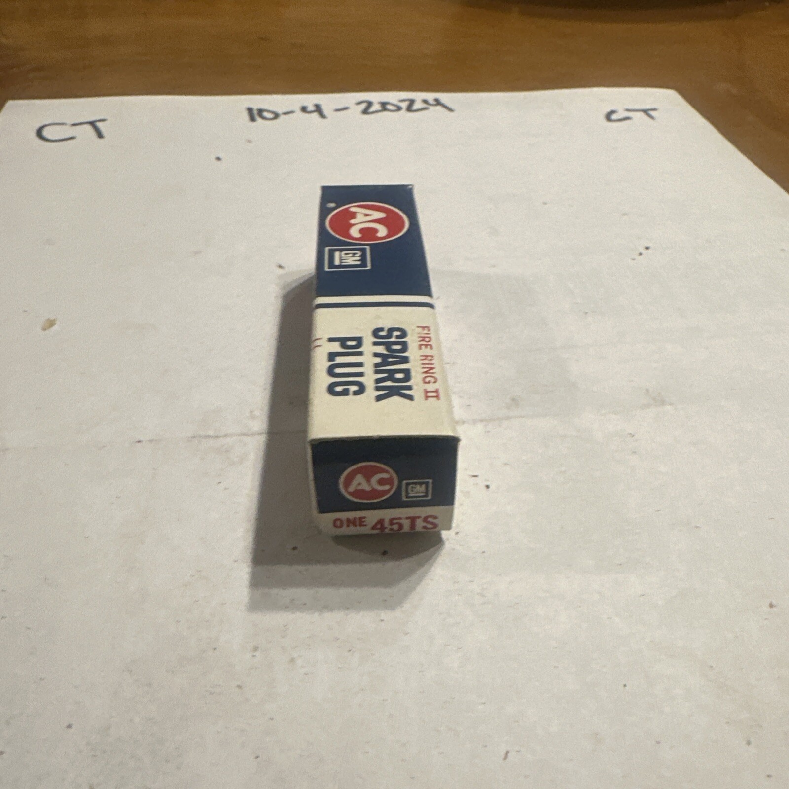 Ac GM 45TS Spark Plug NOS New - Image 3