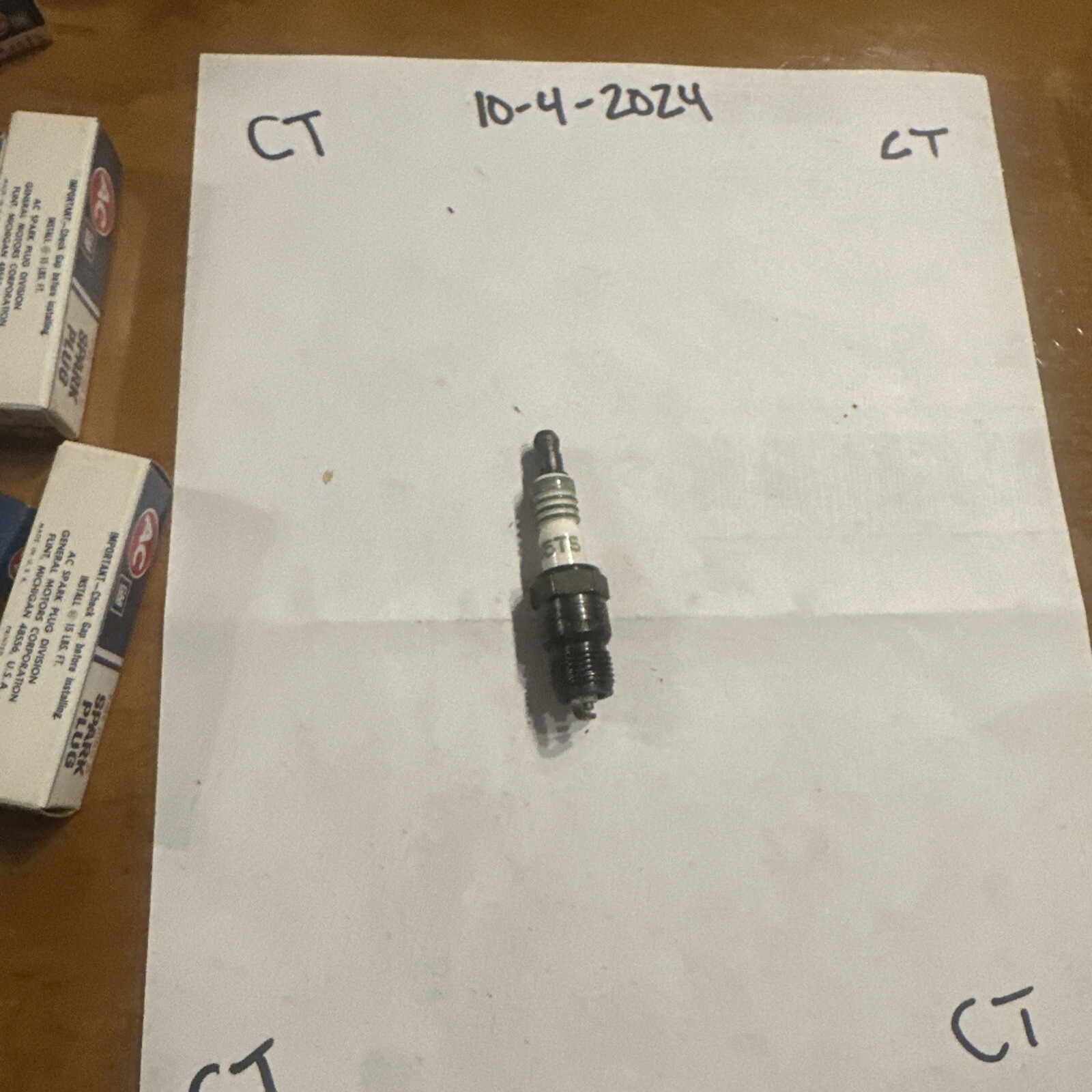 Ac GM 45TS Spark Plug NOS New - Image 4