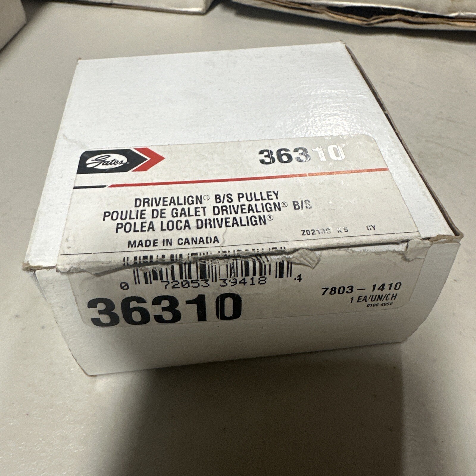 Accessory Drive Belt Idler Pulley DriveAlign Pulley Gates 36310