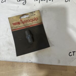 Aeroquip FCM2133, One Blue Aluminum 1/4In Male Pipe Nipple Performance Parts