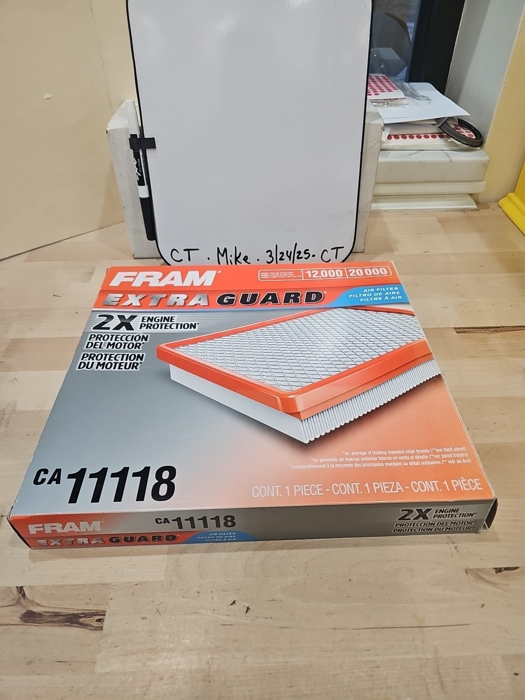 Air Filter Fram Extra Guard CA11118