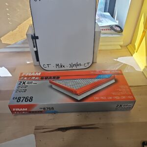 Air Filter Fram Extra Guard CA8768