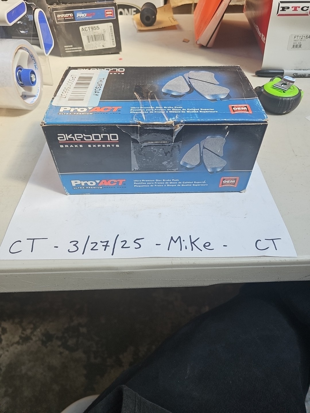 Akebono Proact Front Ceramic Brake Pad Set Fit 2001-2006 Hyundai Santa Fe ACT955 - Image 4