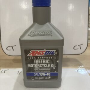 Amsoil Metric Synthetic Motorcycle Oil  10W-40 1qt