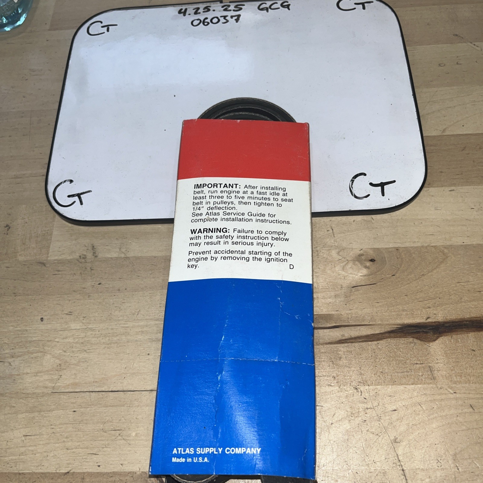 Atlas Power Drive Belt 6k1005 - Image 4