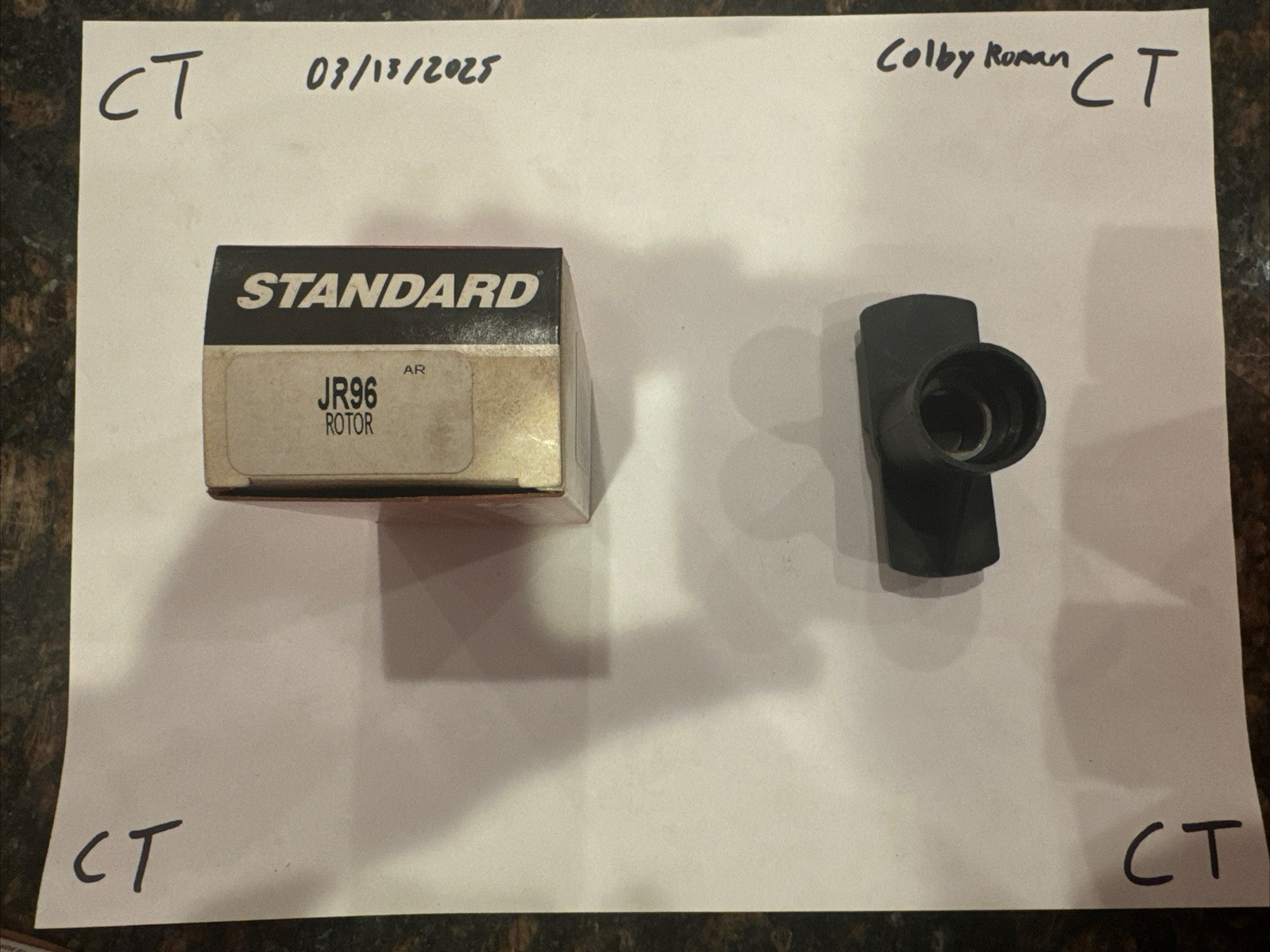 Automotive Ignition Distributor Rotor Standard JR96 - Image 3