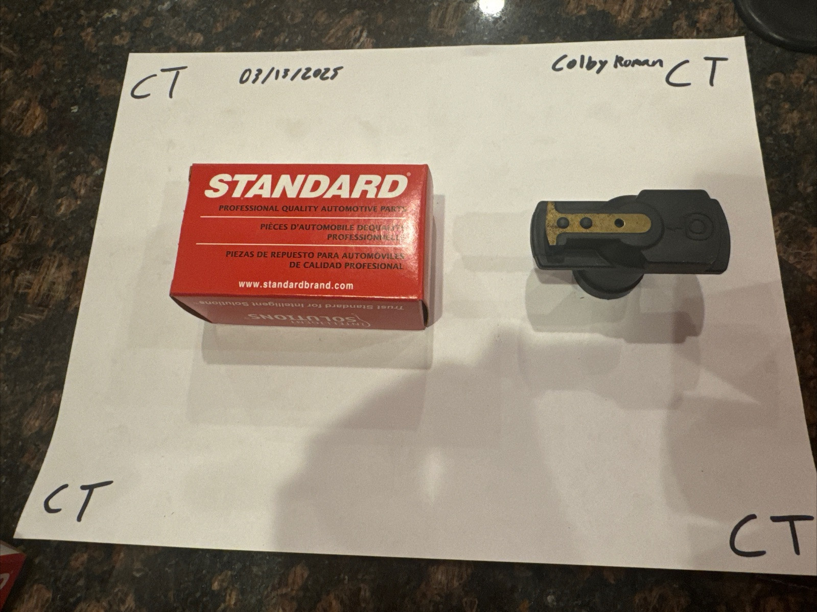 Automotive Ignition Distributor Rotor Standard JR96