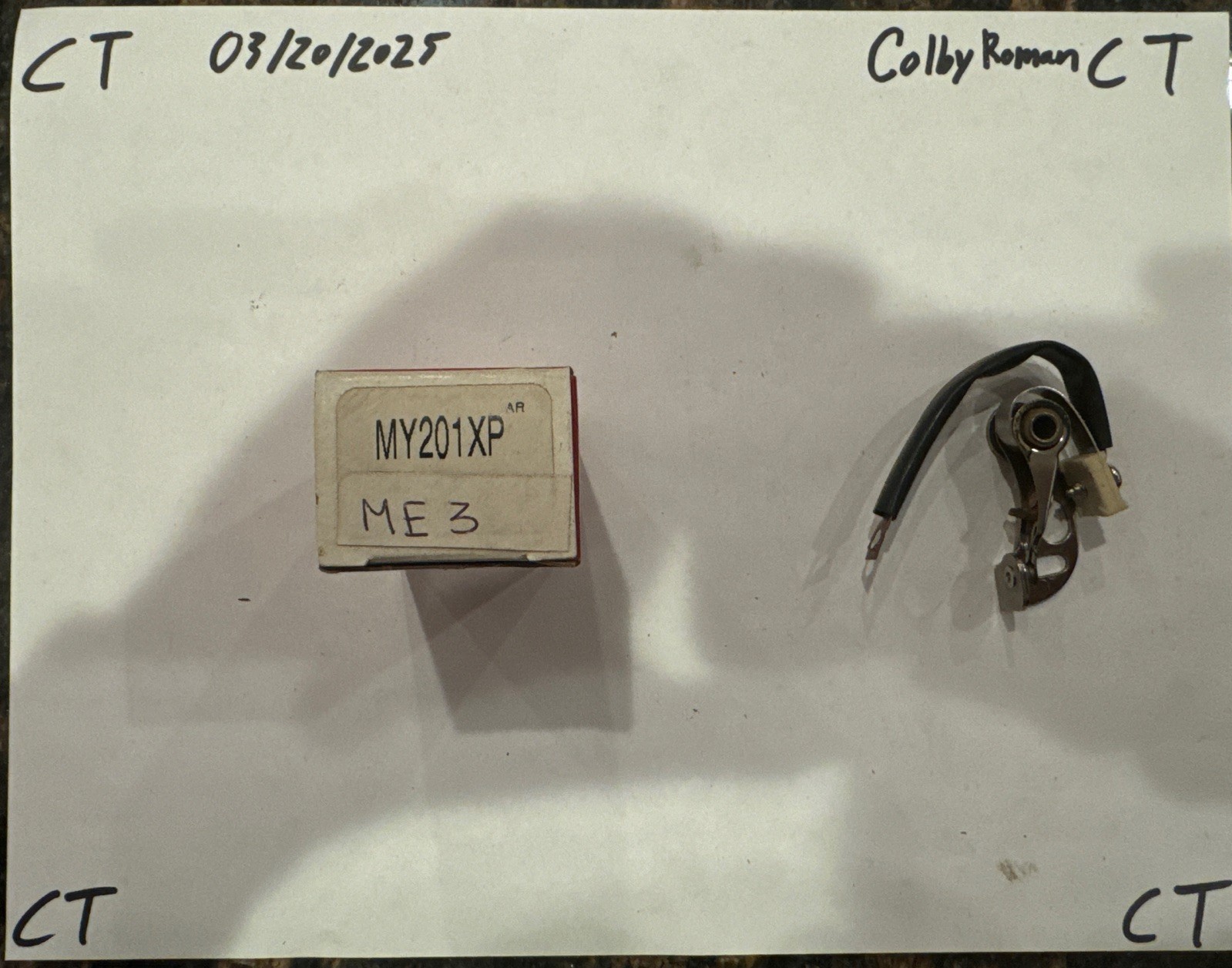 BLUE STREAK MY201XP Ignition Contact Set - Image 3